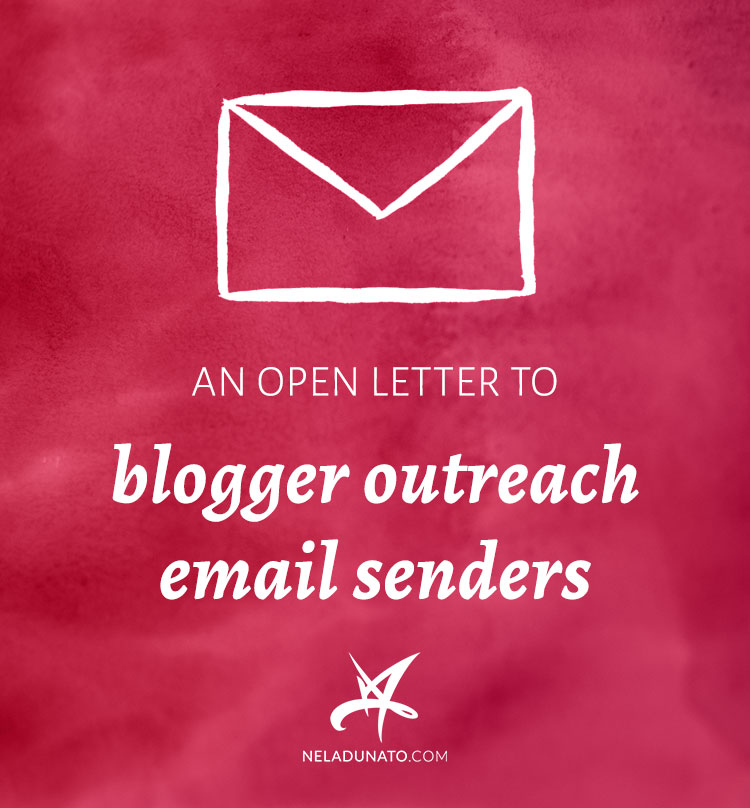 An open letter to blogger outreach email senders
