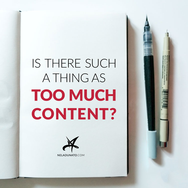 Is there such a thing as “too much content”?